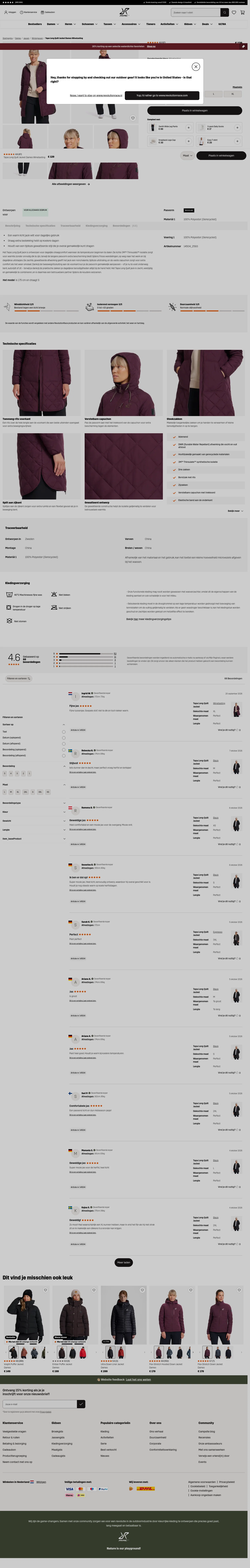 revolutionrace.nl/dames/jassen/winterjassen/tapa-long-quilt-jacket-women on desktop