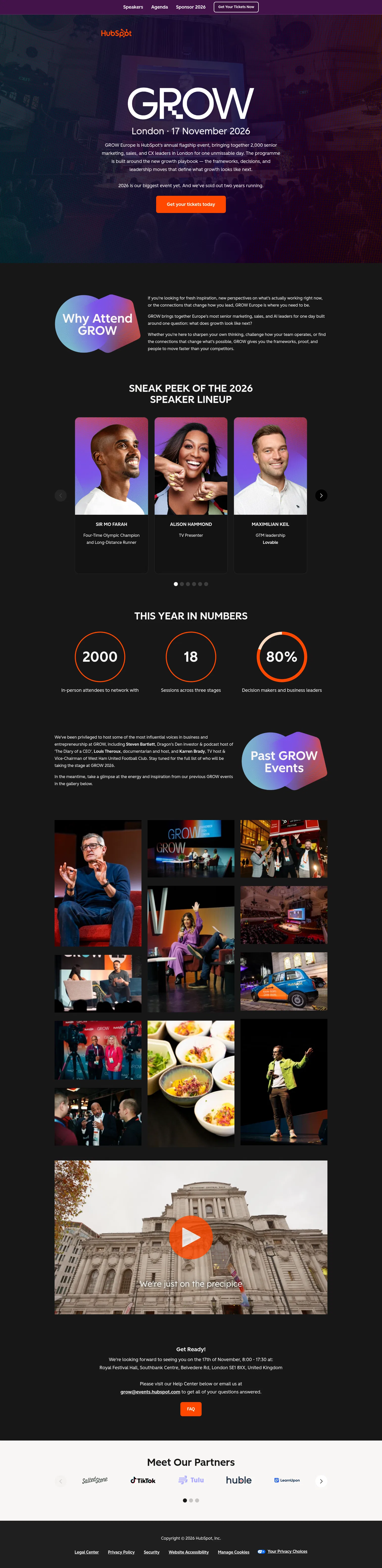 hubspot.com/grow-europe on desktop, full screenshot