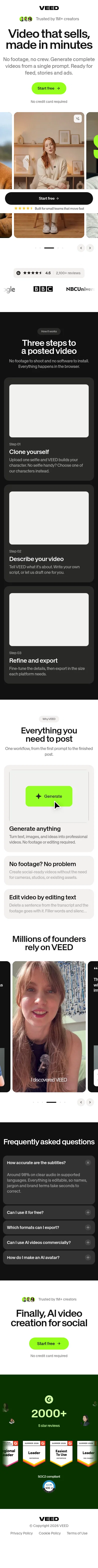 veed.io/paid-lp/narratives/small-business on mobile