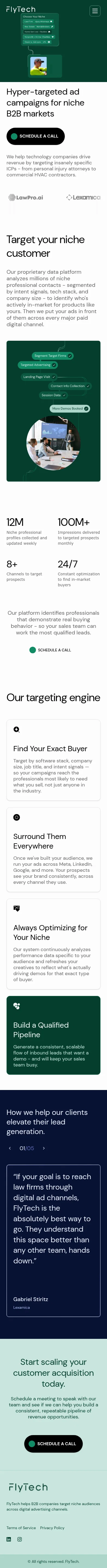 flytech.ai on mobile