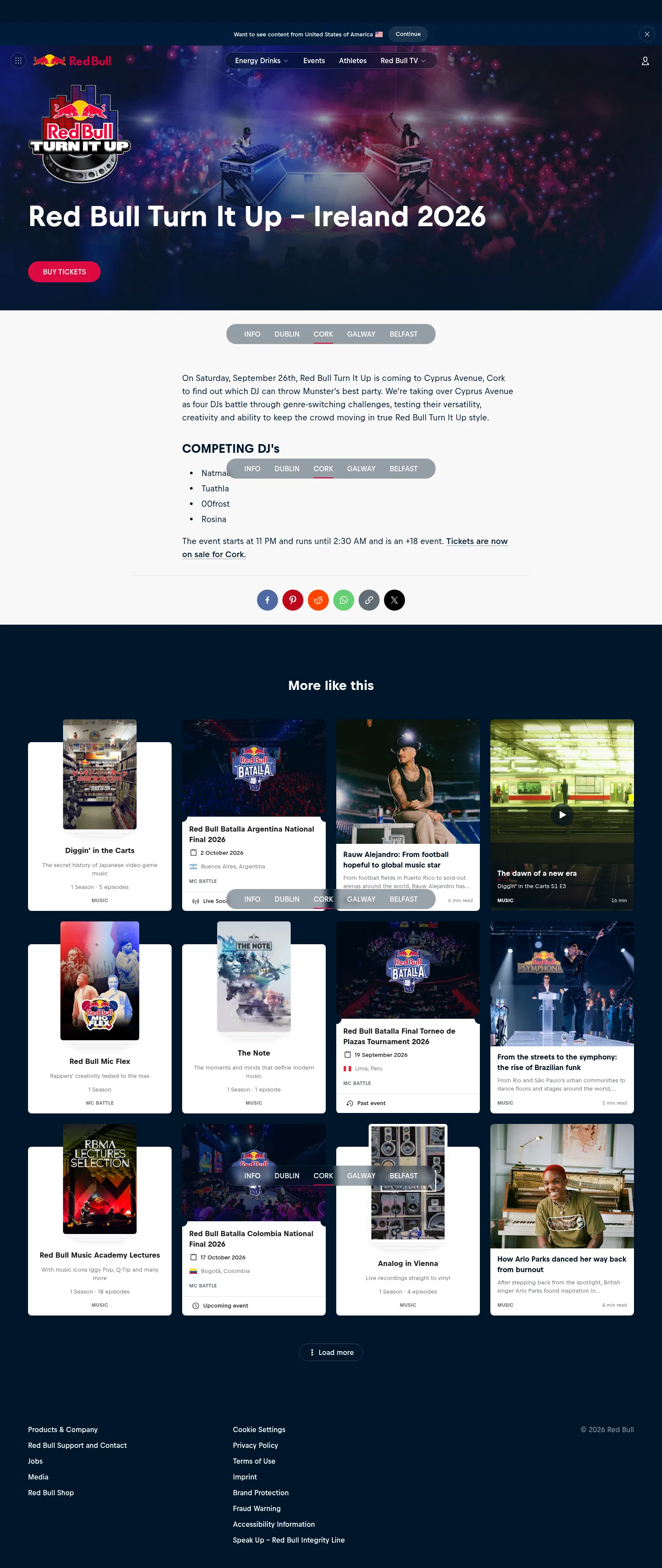 redbull.com/ie-en/projects/red-bull-turn-it-up-ireland-2026/red-bull-turn-it-up-cork-qualifier on desktop, full screenshot