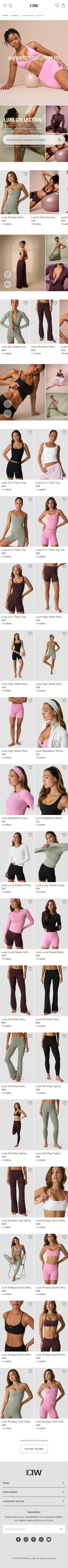 iciw.com/en/articles/luxe-collection-balance on mobile, full screenshot