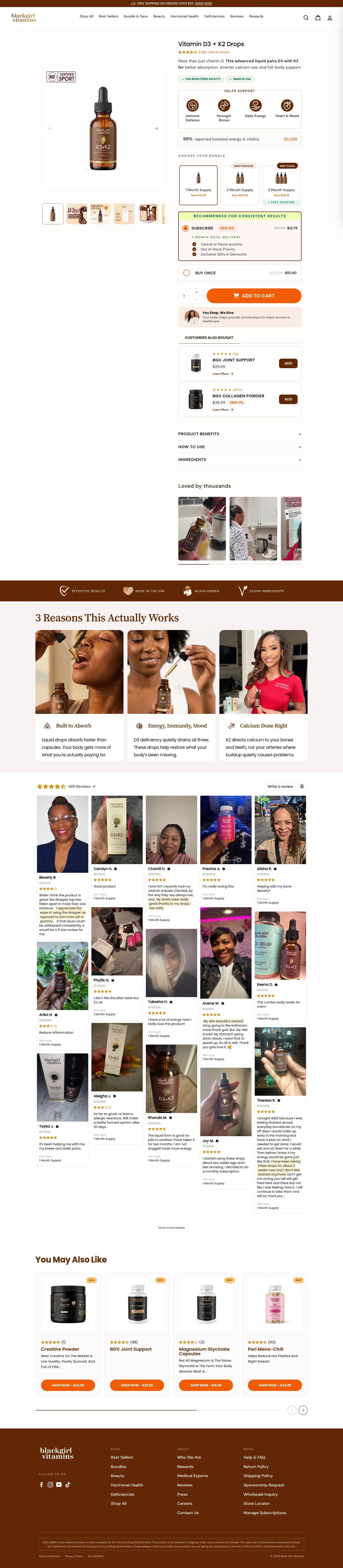 blackgirlvitamins.co/products/vitamin-d3-k2 on desktop