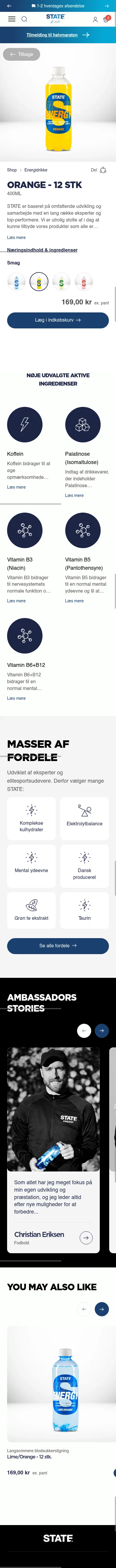 state.nu/products/orange-12-stk on mobile, full screenshot