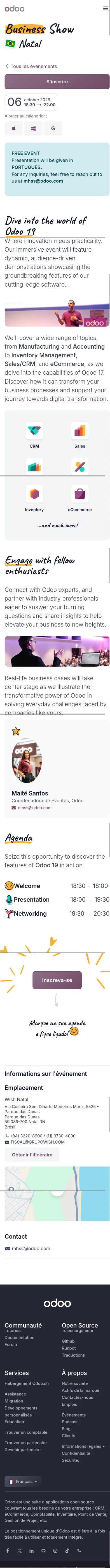 odoo.com/fr_FR/event/natal-brasil-business-show-11807/register on mobile, full screenshot
