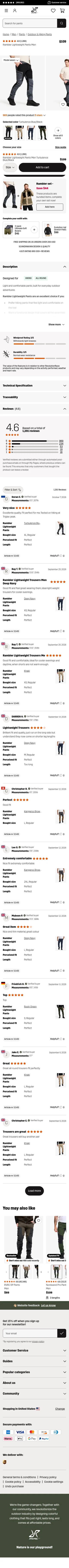 revolutionrace.com/men/pants/outdoor-hiking-pants/rambler-lightweight-pants-men on mobile