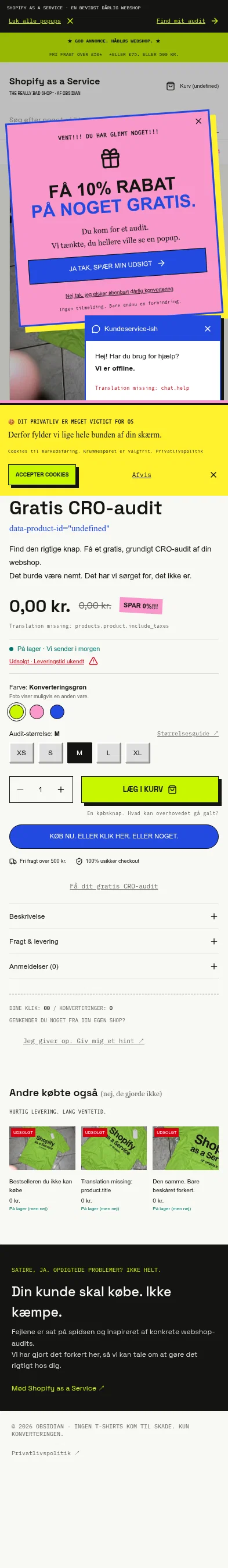 skod.shopifyasaservice.dk on mobile