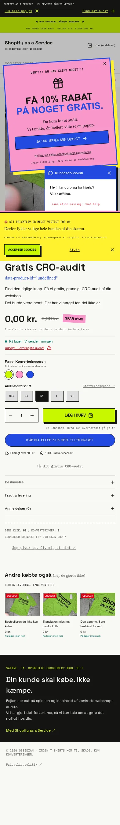 skod.shopifyasaservice.dk on mobile, full screenshot