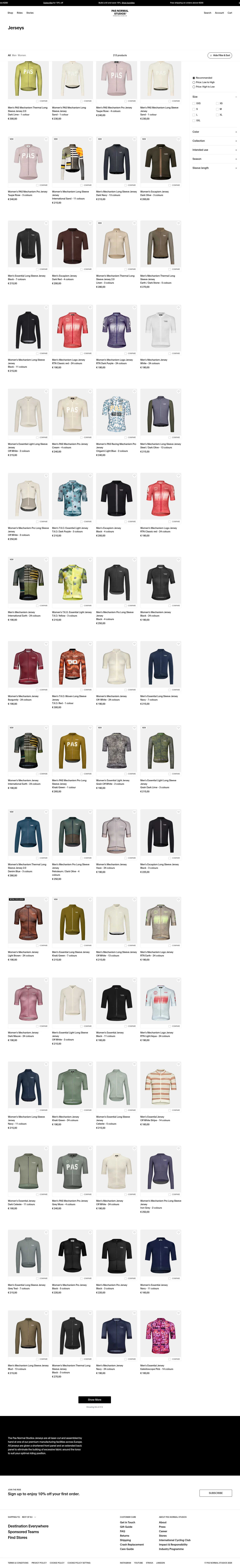 Pas Normal Studios landing page