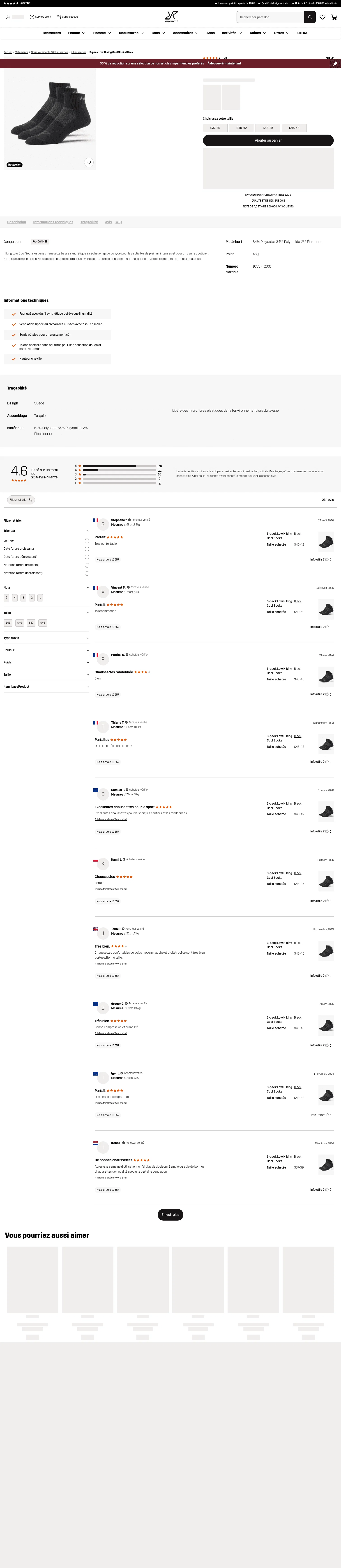 revolutionrace.fr/vetements/sous-vetements-chaussettes/chaussettes/low-hiking-cool-sock-3-pack-unisex on desktop