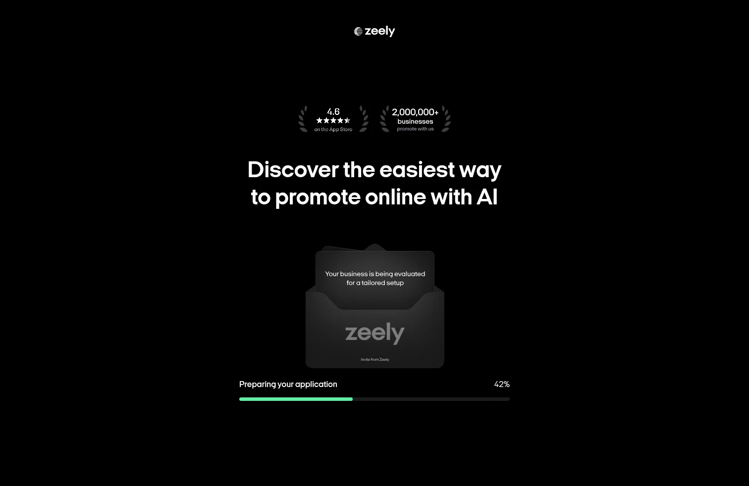 zeely.ai/start/ai-admaker-looking on desktop
