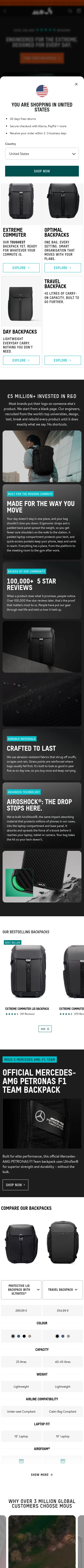 eu.mous.co/en-eu/pages/backpacks on mobile, full screenshot