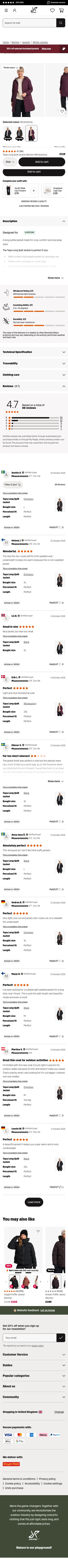 revolutionrace.co.uk/women/jackets/winter-jackets/tapa-long-quilt-jacket-women on mobile