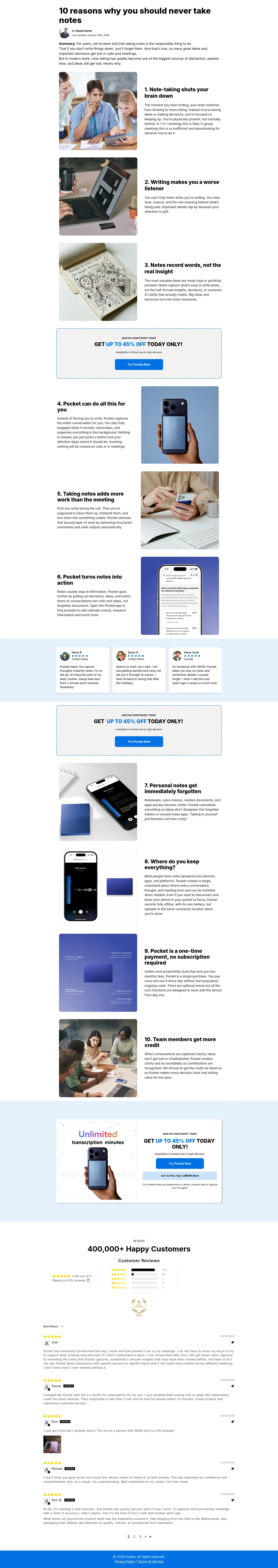 heypocket.com/pages/10-reasons-why-1 on desktop