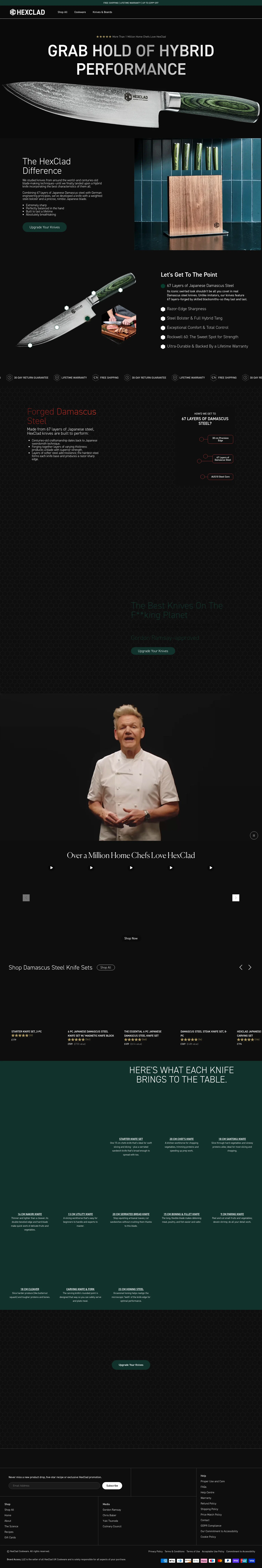 Gordon ramsay landing page