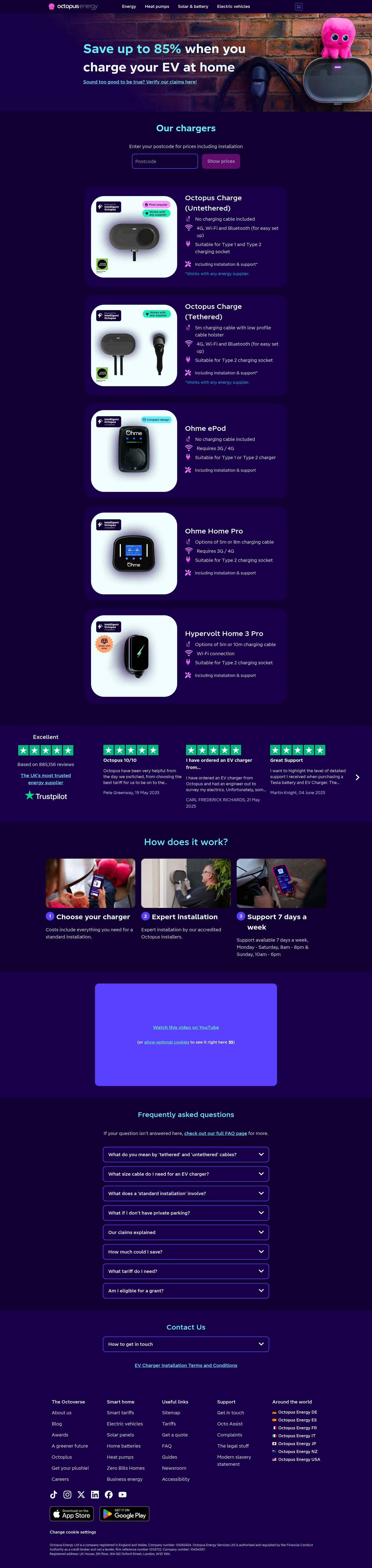 octopus.energy/ev-charger-sales on desktop