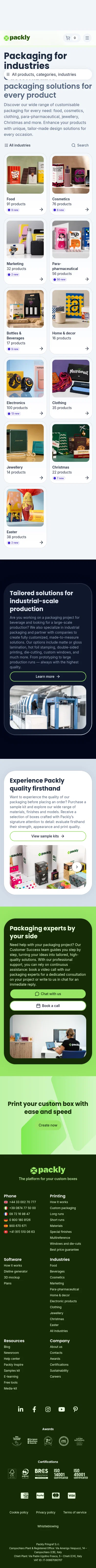 pack.ly/en/industries on mobile