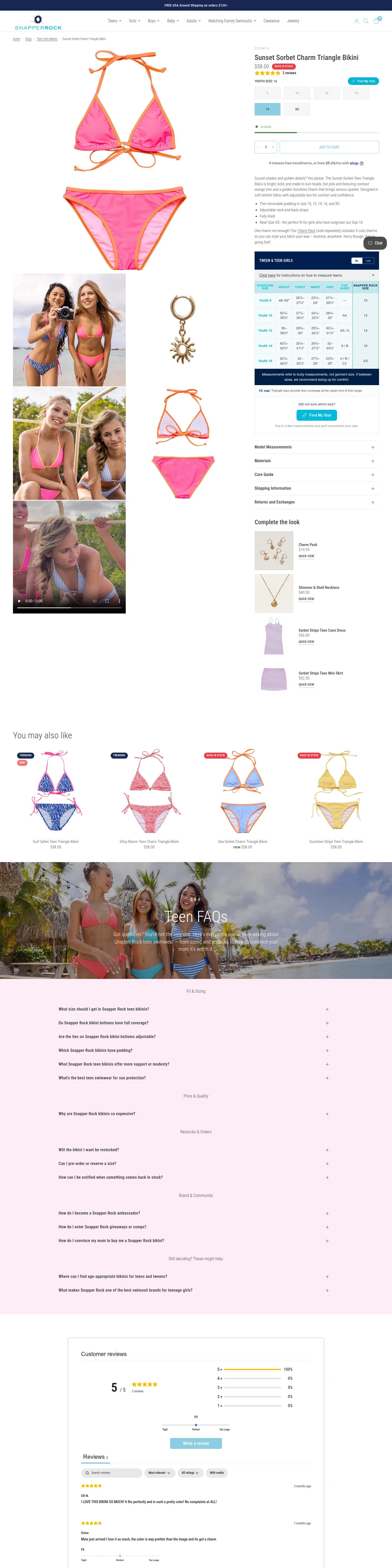 snapperrock.com/collections/teen-girls-bikinis/products/sunset-sorbet-teen-triangle-bikini on desktop