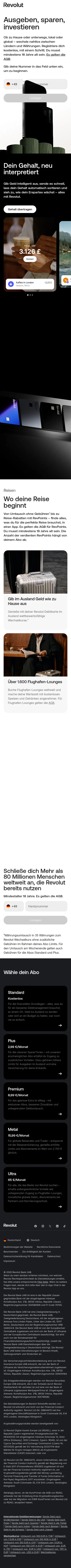 revolut.com/de-DE/promo/gsearch-brand-meta-gp on mobile, full screenshot
