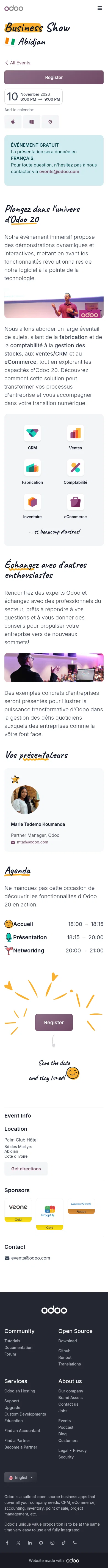 odoo.com/event/business-show-abidjan-12692/register on mobile