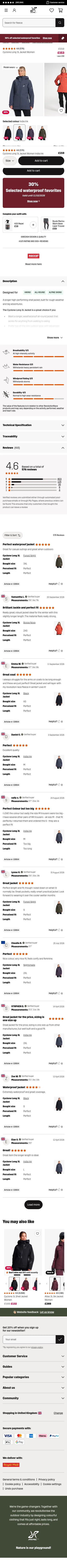 revolutionrace.co.uk/women/jackets/shell-jackets/cyclone-long-3l-jacket-women on mobile