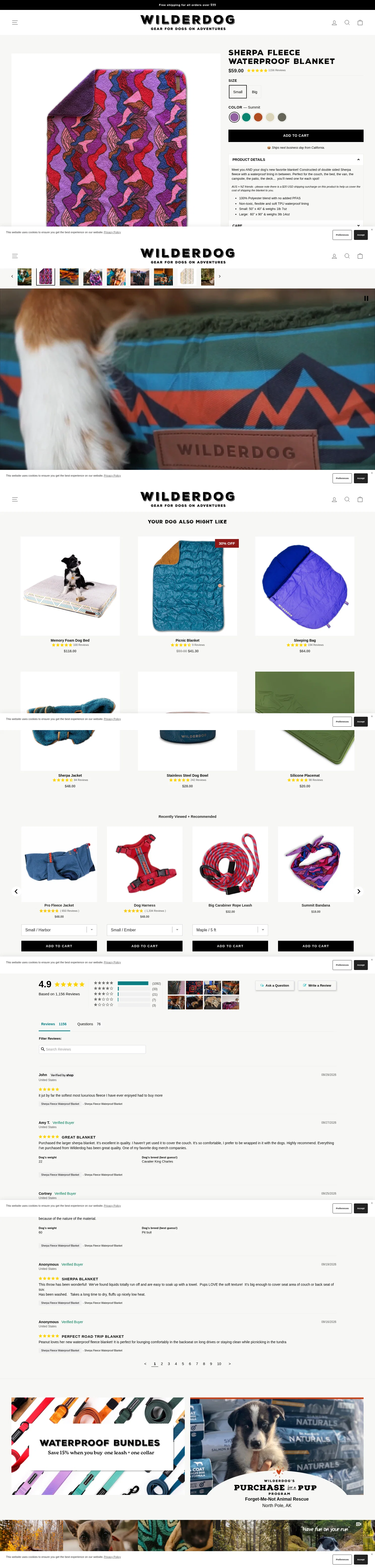 Wilderdog landing page