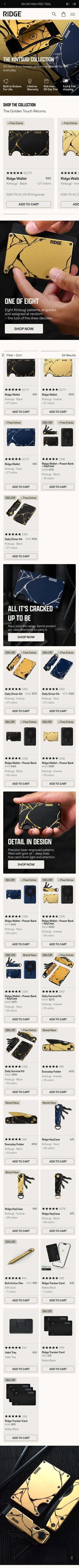 ridge.com/collections/kintsugi-capsule on mobile