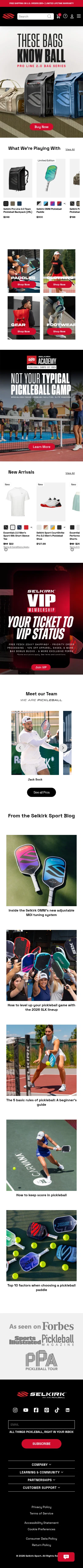 selkirk.com on mobile