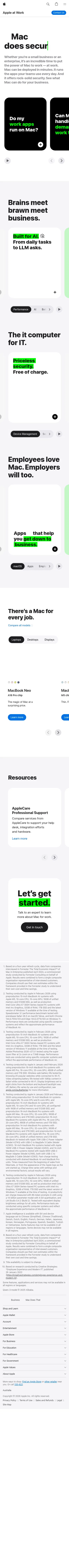 apple.com/au/business/mac-does-that on mobile, full screenshot