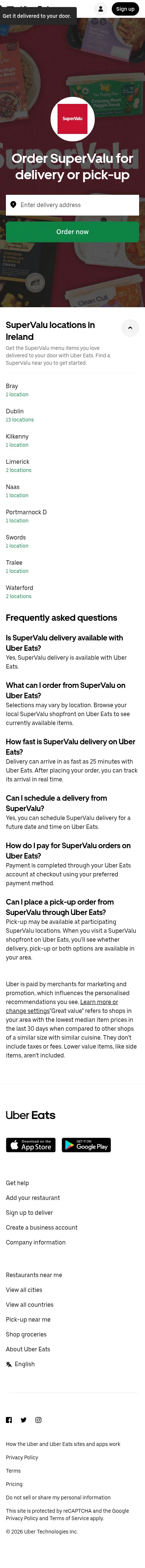 ubereats.com/ie/brand/supervalu on mobile