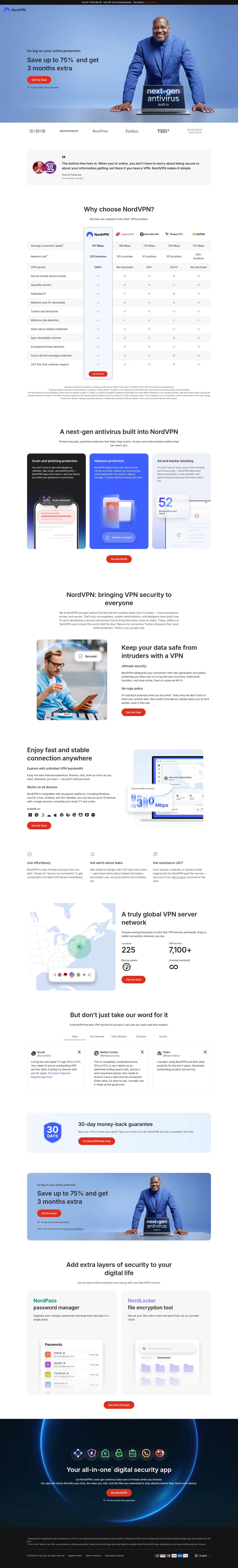 nordvpn.com/offer/social on desktop, full screenshot