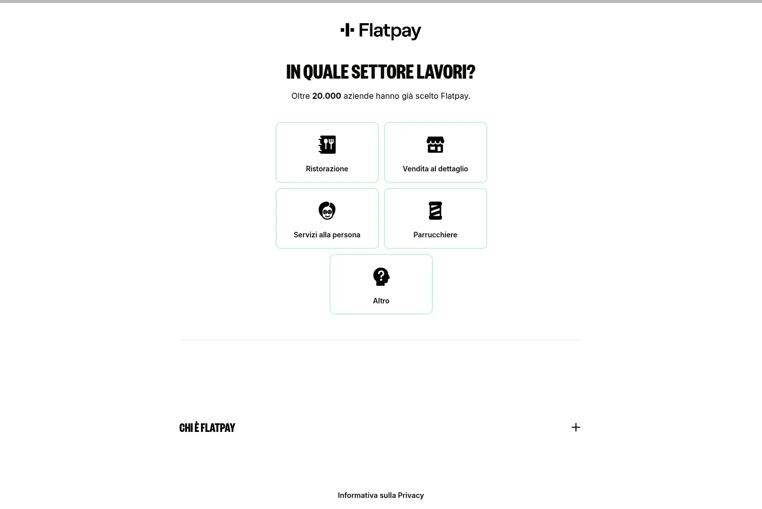 flow.flatpay.com/fp-it-meta-pos on desktop, full screenshot