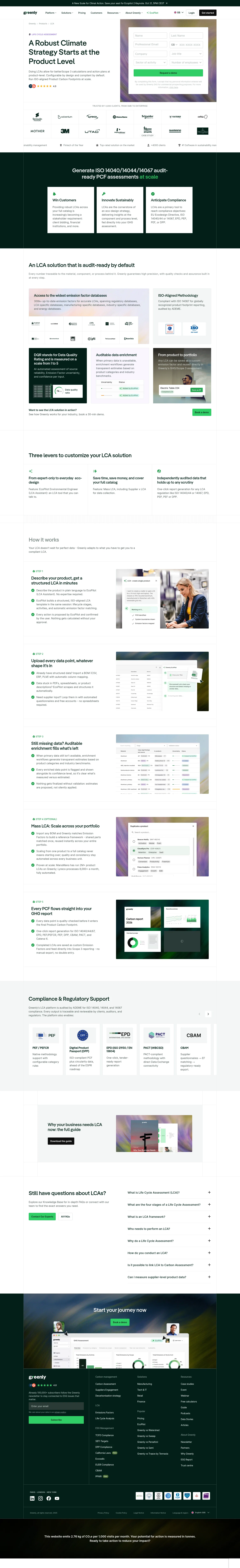 greenly.earth/en-gb/products/lca on desktop