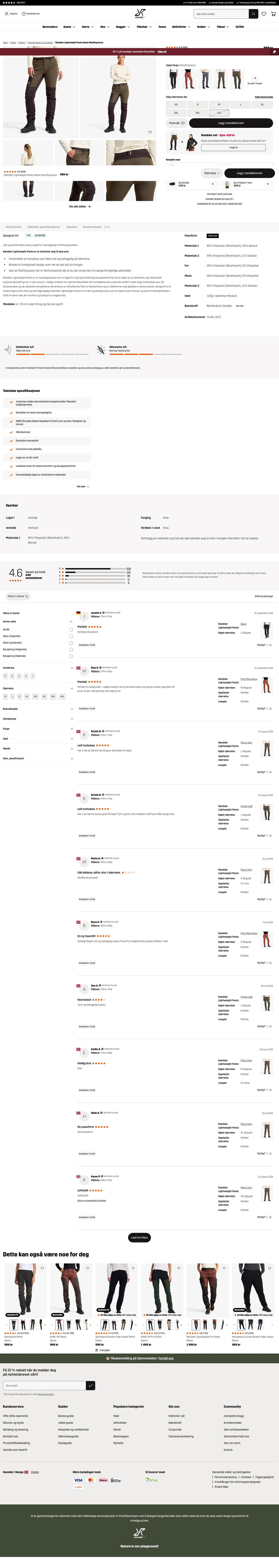 revolutionrace.no/dame/bukser/friluftsbukser-turbukser/rambler-lightweight-pants-women on desktop