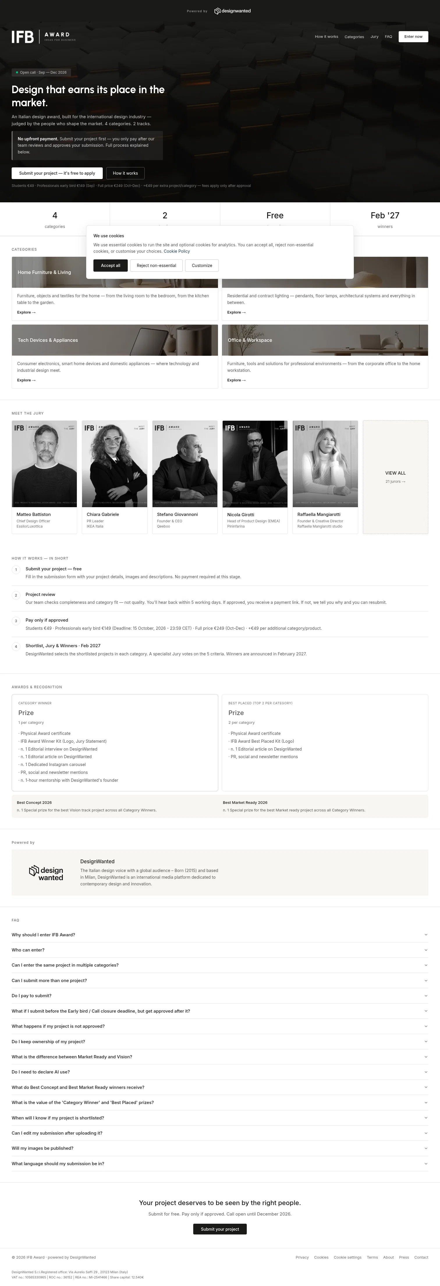 ideasforbusiness.designwanted.com on desktop