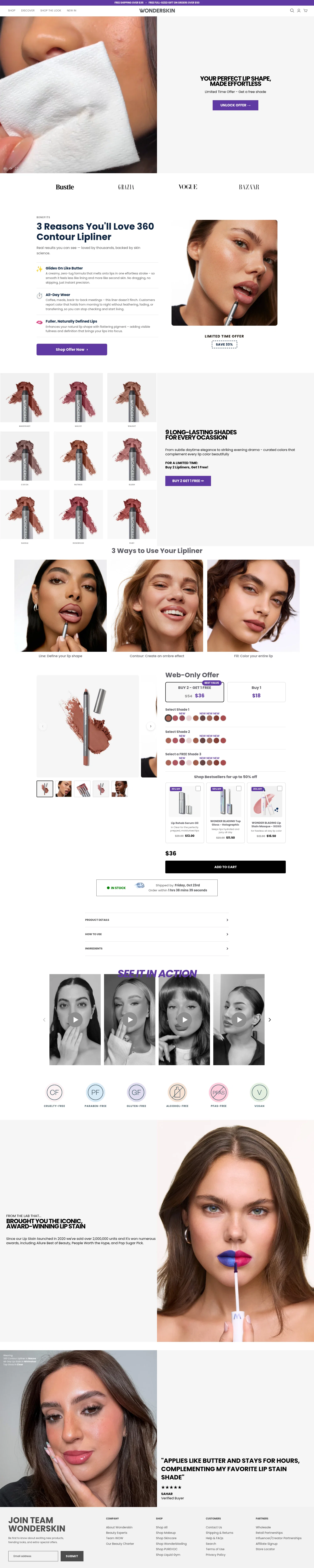 wonderskin.com/pages/lipliner-lp on desktop