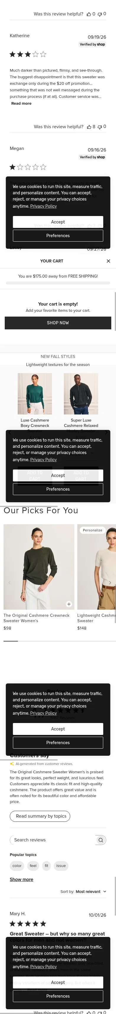 naadam.co/products/the-original-cashmere-crewneck-sweater-womens-1 on mobile, full screenshot