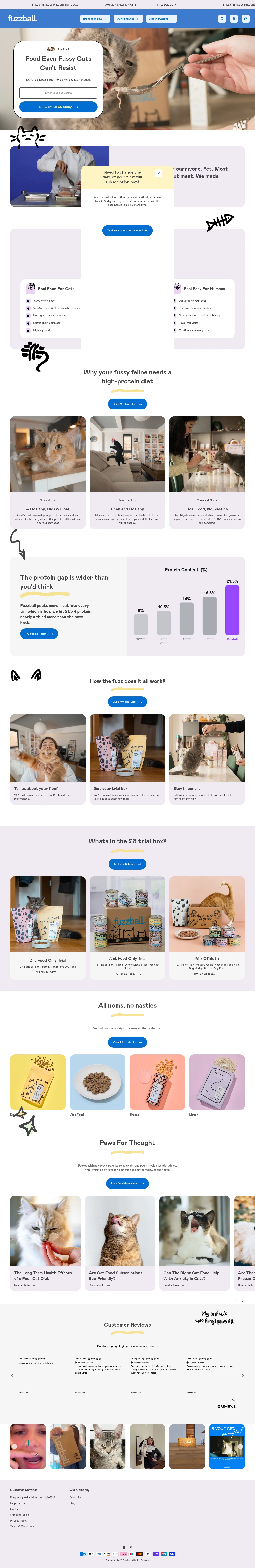 Fuzzball landing page