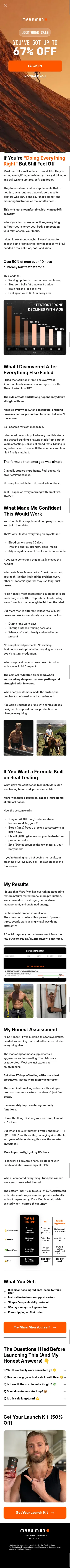 mengotomars.com/pages/bens-story on mobile, full screenshot