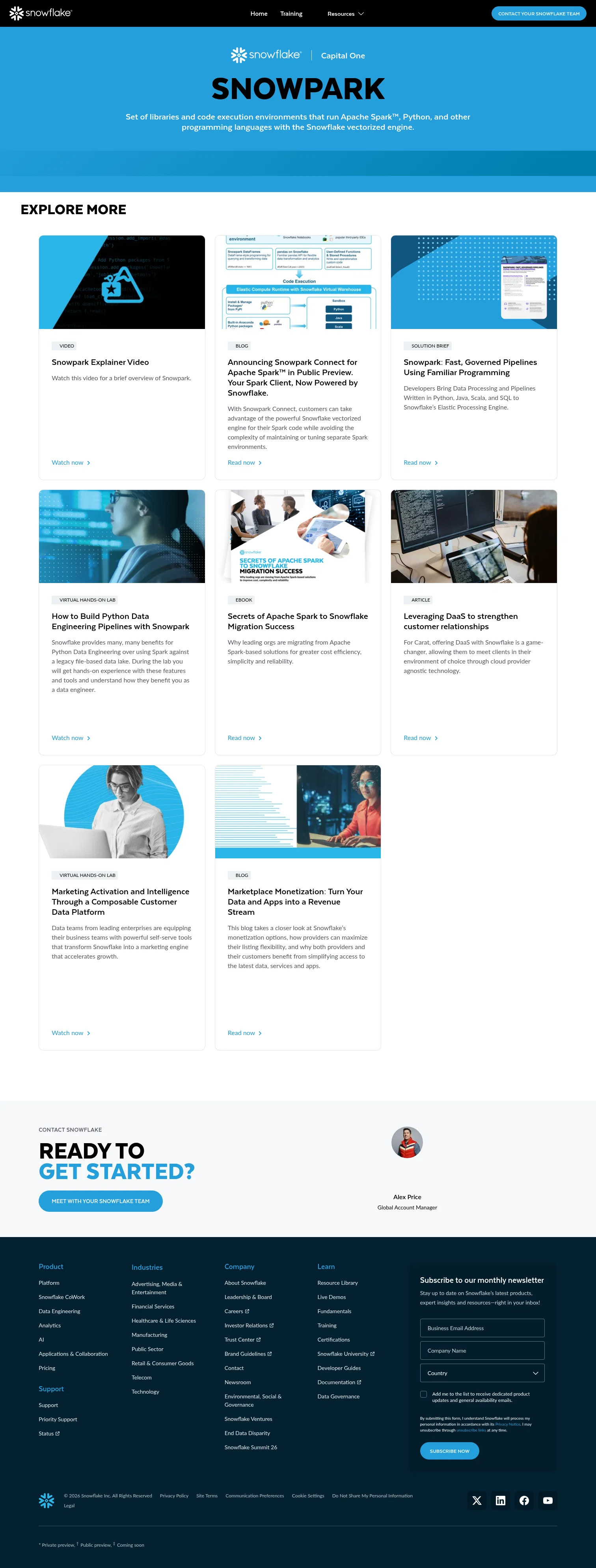 snowflake.com/en/abm/coe/capital-one---home/capital-one---resources on desktop