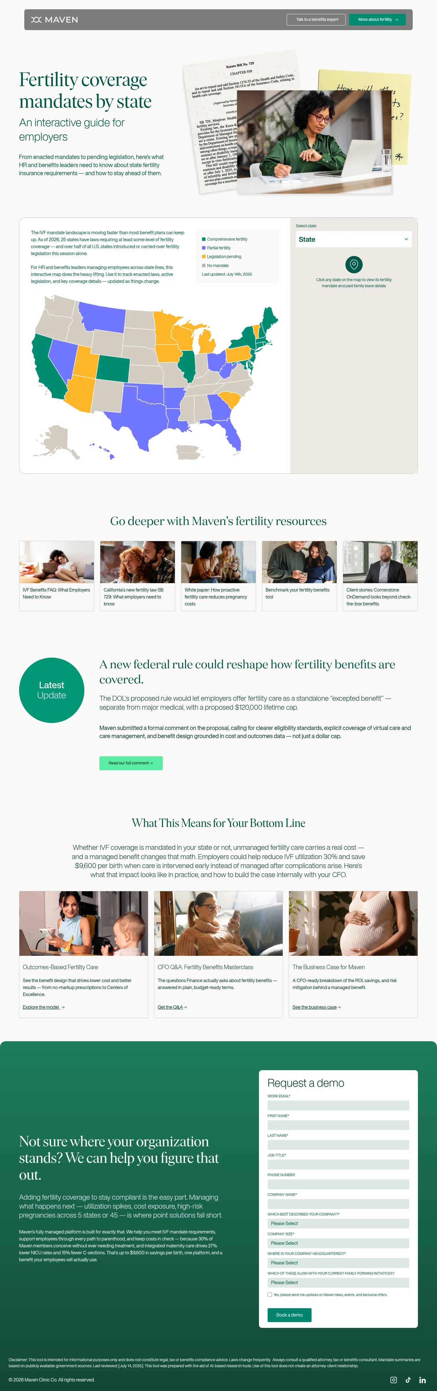 mavenclinic.com/lp/ivf-map on desktop