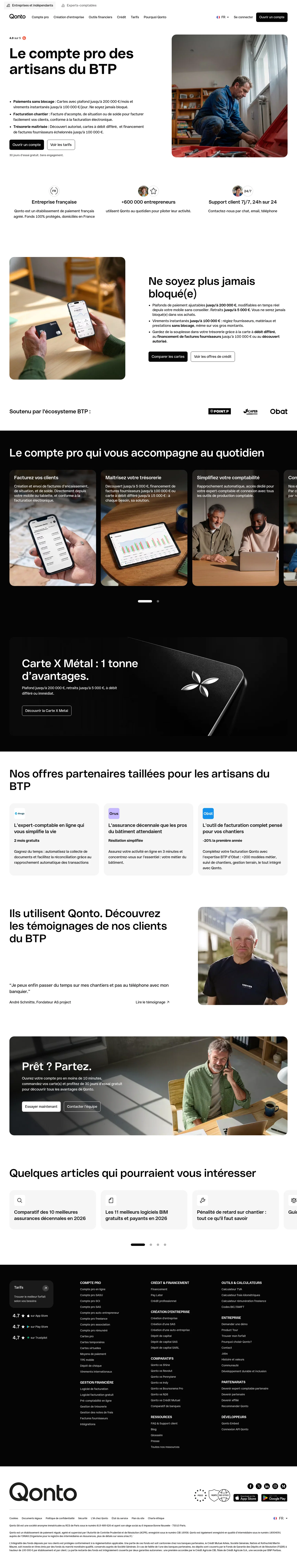 qonto.com/fr/industries/compte-pro-btp on desktop