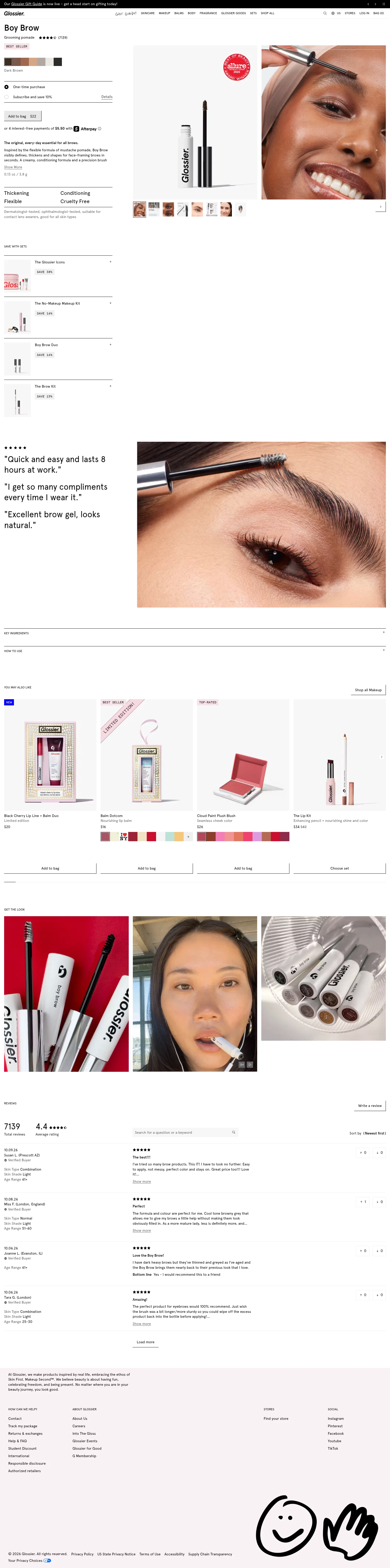 glossier.com/products/boy-brow on desktop