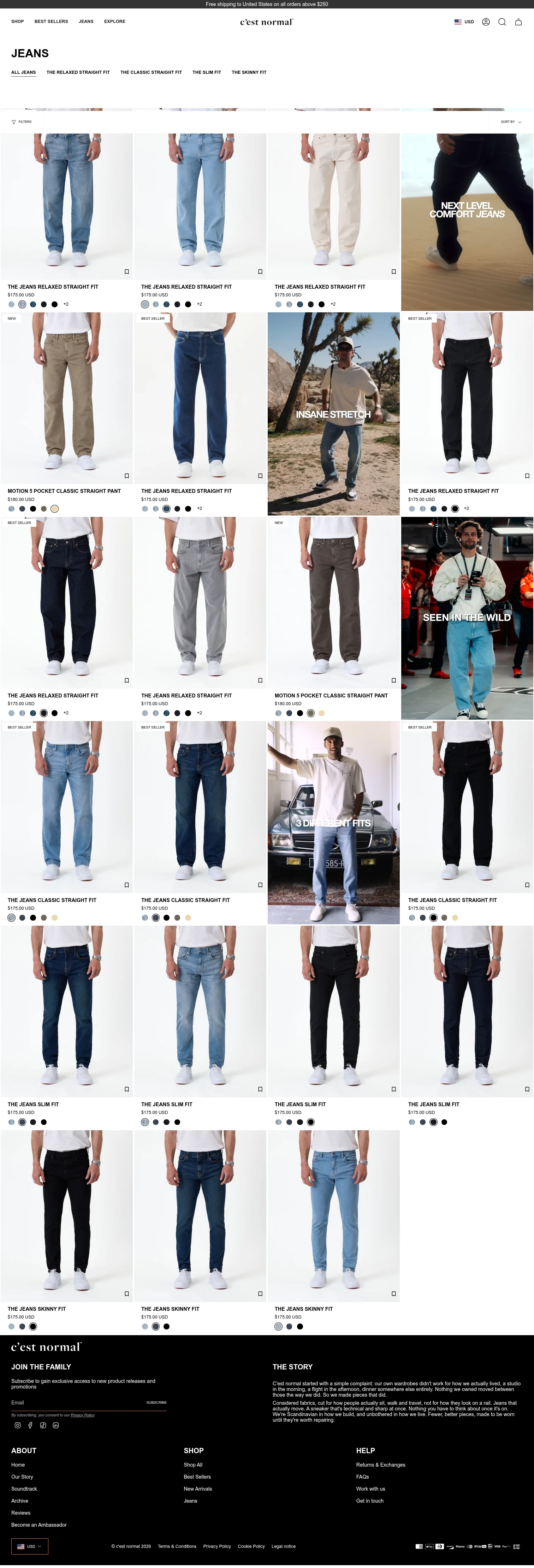 C'est Normal landing page