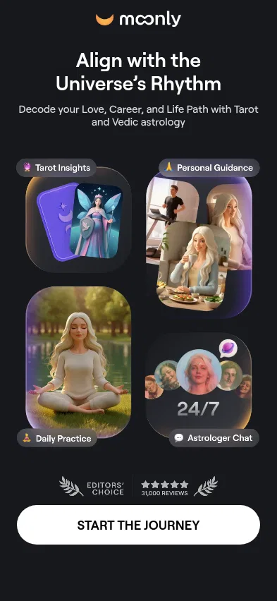 moonly.app/start/tarot-web on mobile, full screenshot
