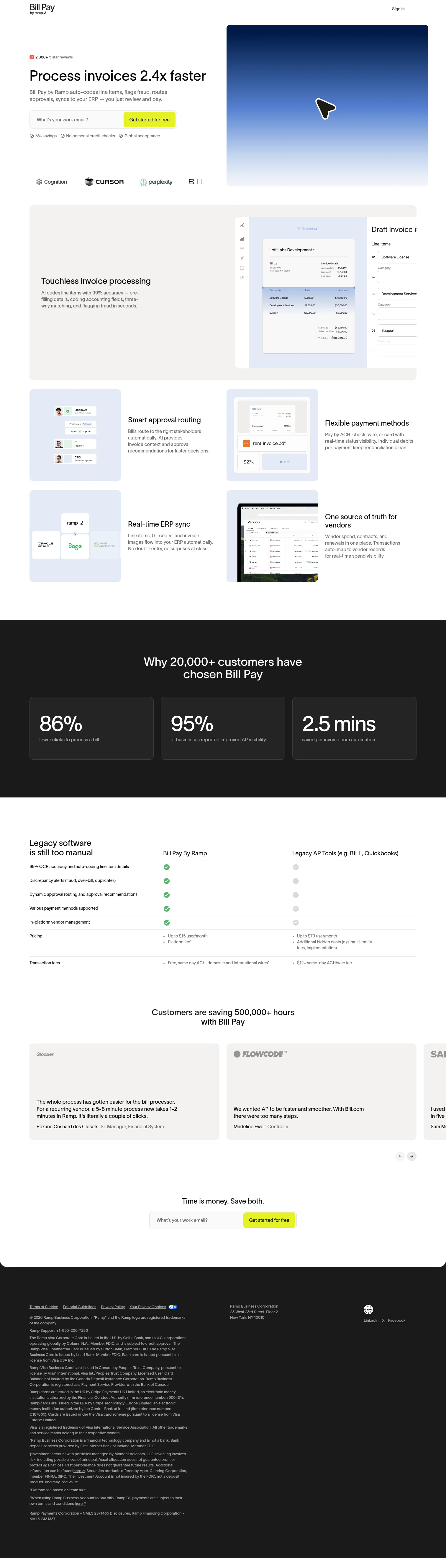 billpay.com on desktop