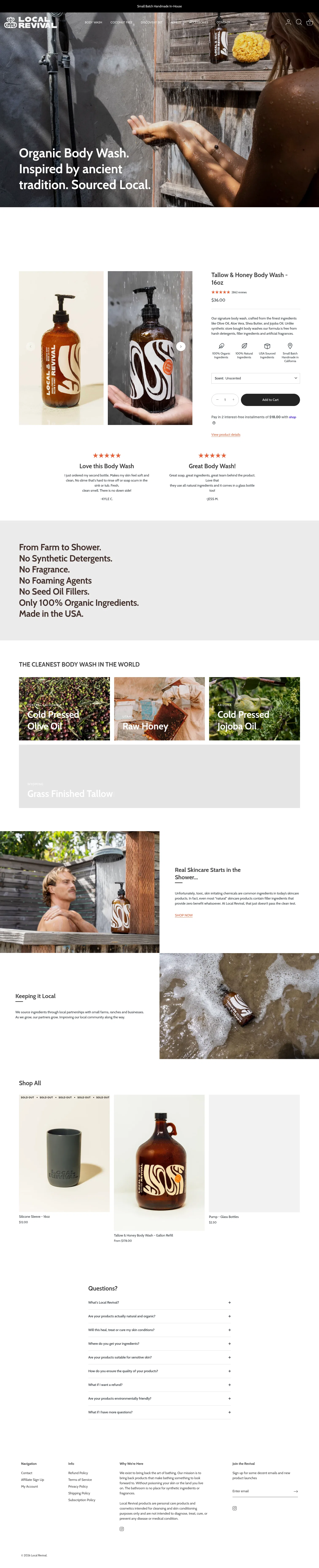 localrevival.co on desktop, full screenshot