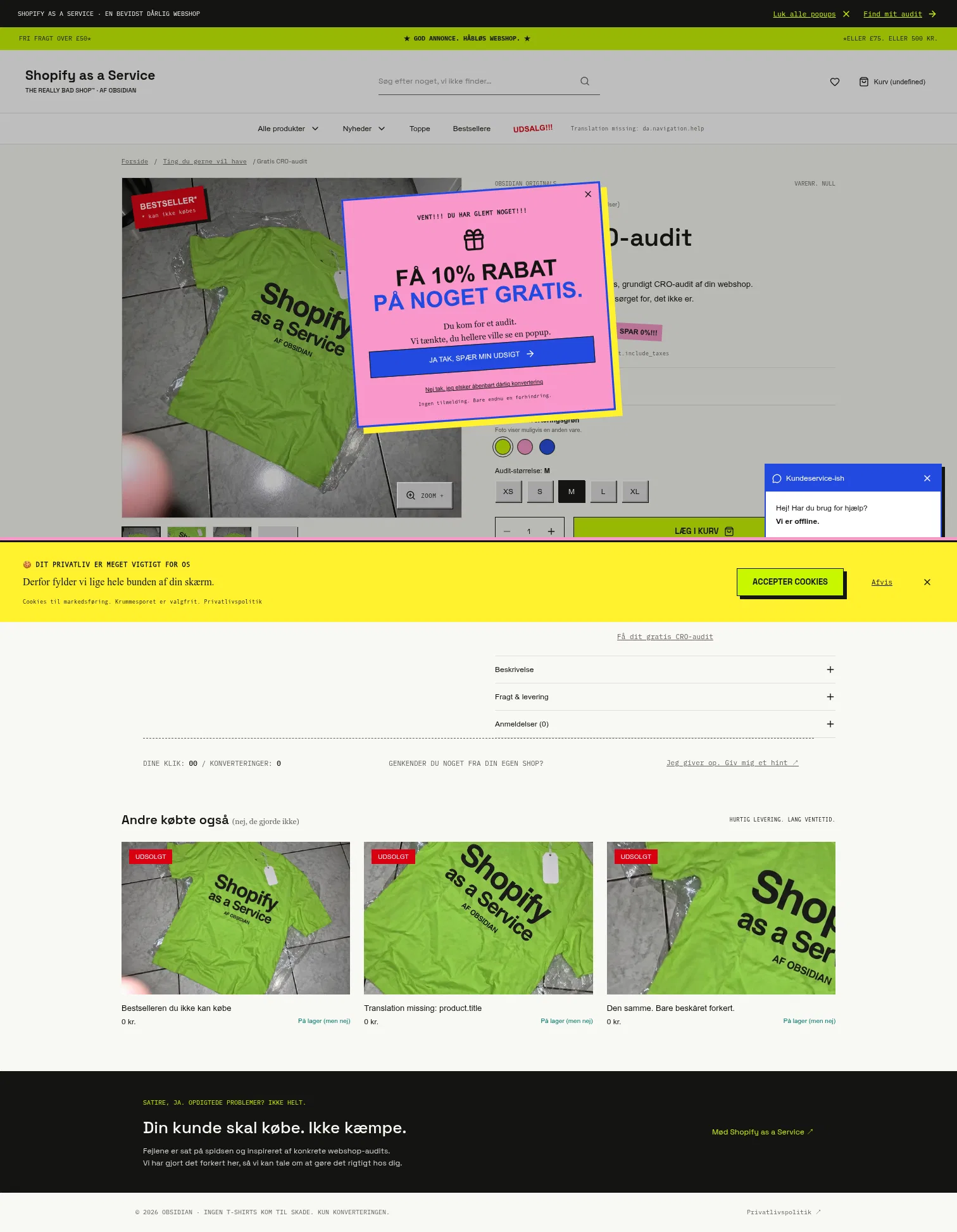 skod.shopifyasaservice.dk on desktop, full screenshot