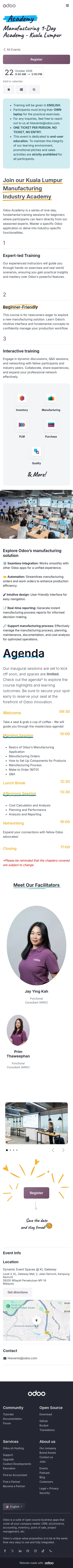 odoo.com/event/manufacturing-102026-kl-12514/register on mobile, full screenshot