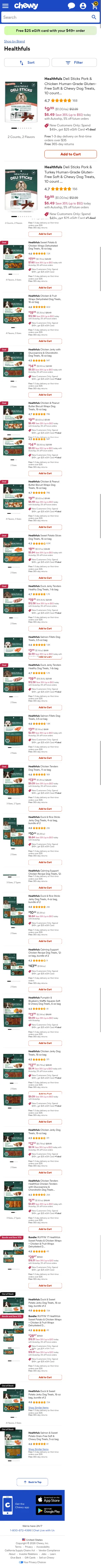 chewy.com/f/healthfuls_f1v115734 on mobile, full screenshot